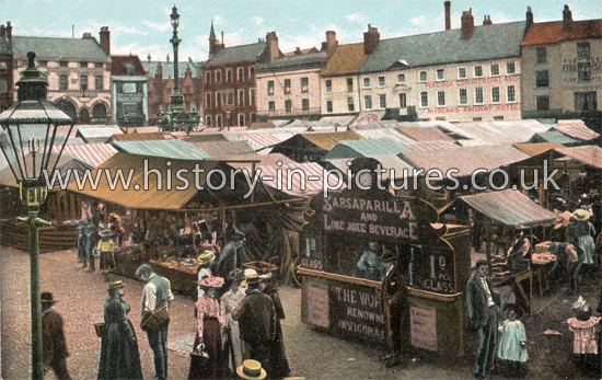The Market, Northampton. c.1909